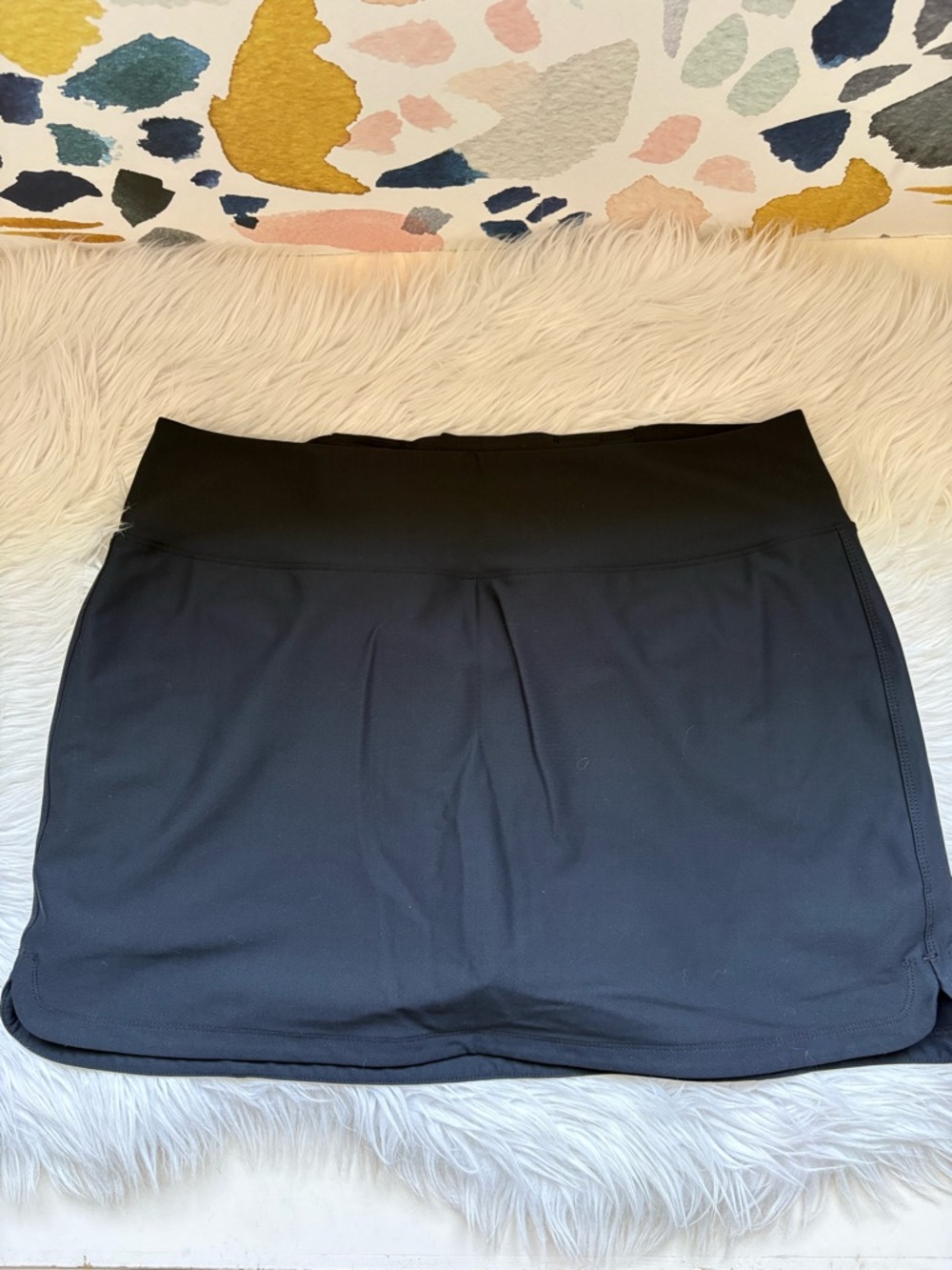 L.L. Bean Black Athletic Skort NWOT
